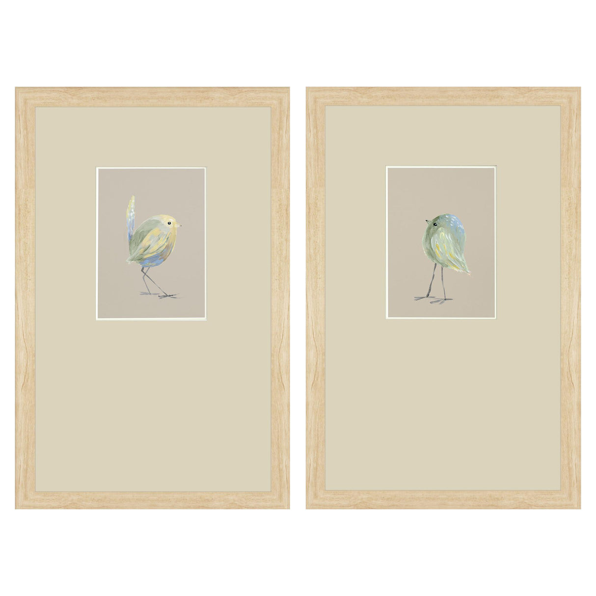 Paragon Sweet Chickadee S/2 Green 20 X 13 X 1 Wall Art