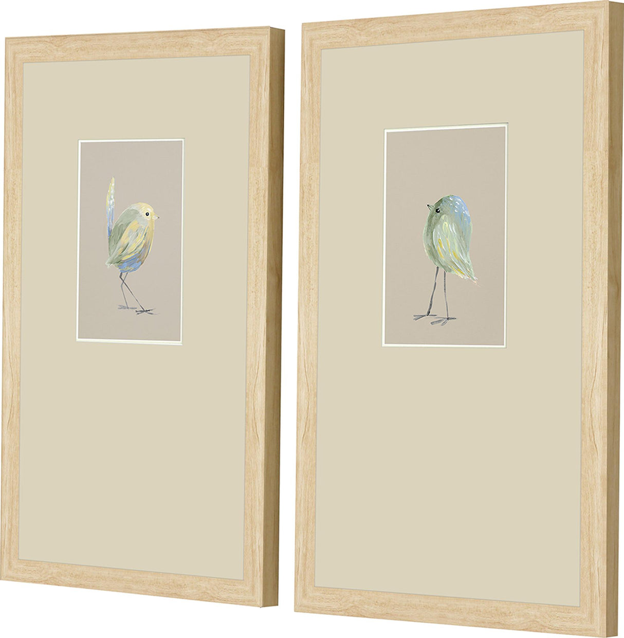 Paragon Sweet Chickadee S/2 Green 20 X 13 X 1 Wall Art