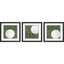 Paragon Golf Days S/3 Green 18 X 18 X 2 Wall Art