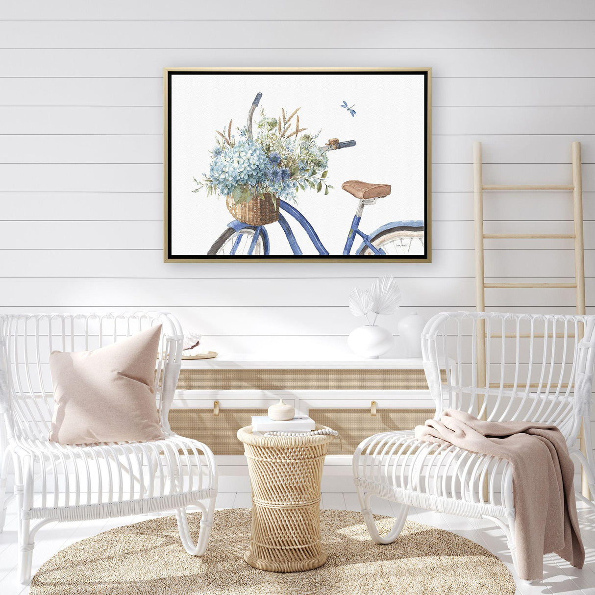 Paragon Bohemian Blue Blue 26 X 36 X 2 Wall Art