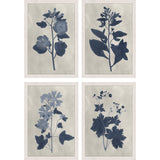 Paragon Pressed Flower II S/4 Blue 19 X 13 X 1 Wall Art