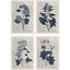 Paragon Pressed Flower II S/4 Blue 19 X 13 X 1 Wall Art