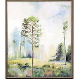 Paragon Tall Green Trees I Green 25 X 21 X 3 Wall Art