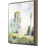 Paragon Tall Green Trees I Green 25 X 21 X 3 Wall Art