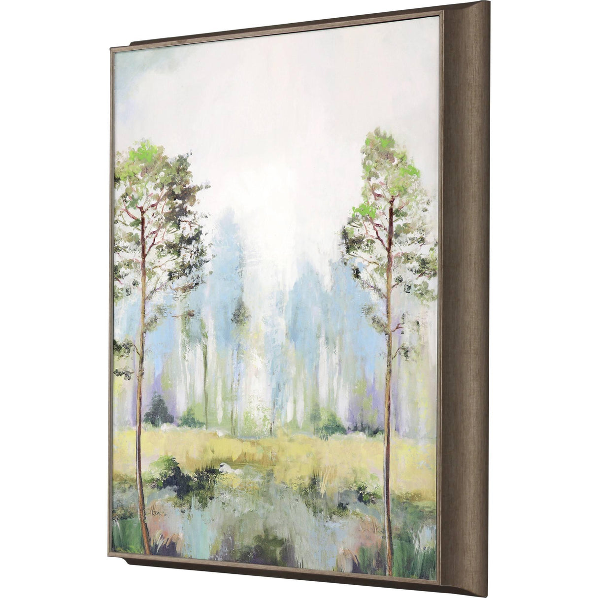 Paragon Tall Green Trees II Green 25 X 21 X 3 Wall Art