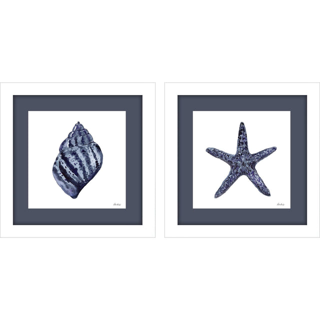 Paragon In the Blue Too S/2 Blue 19 X 19 X 2 Wall Art