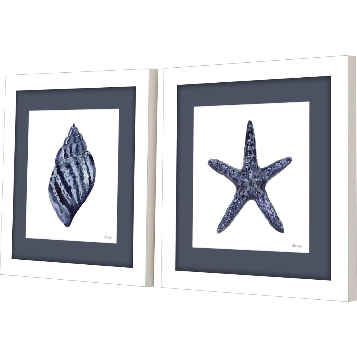 Paragon In the Blue Too S/2 Blue 19 X 19 X 2 Wall Art