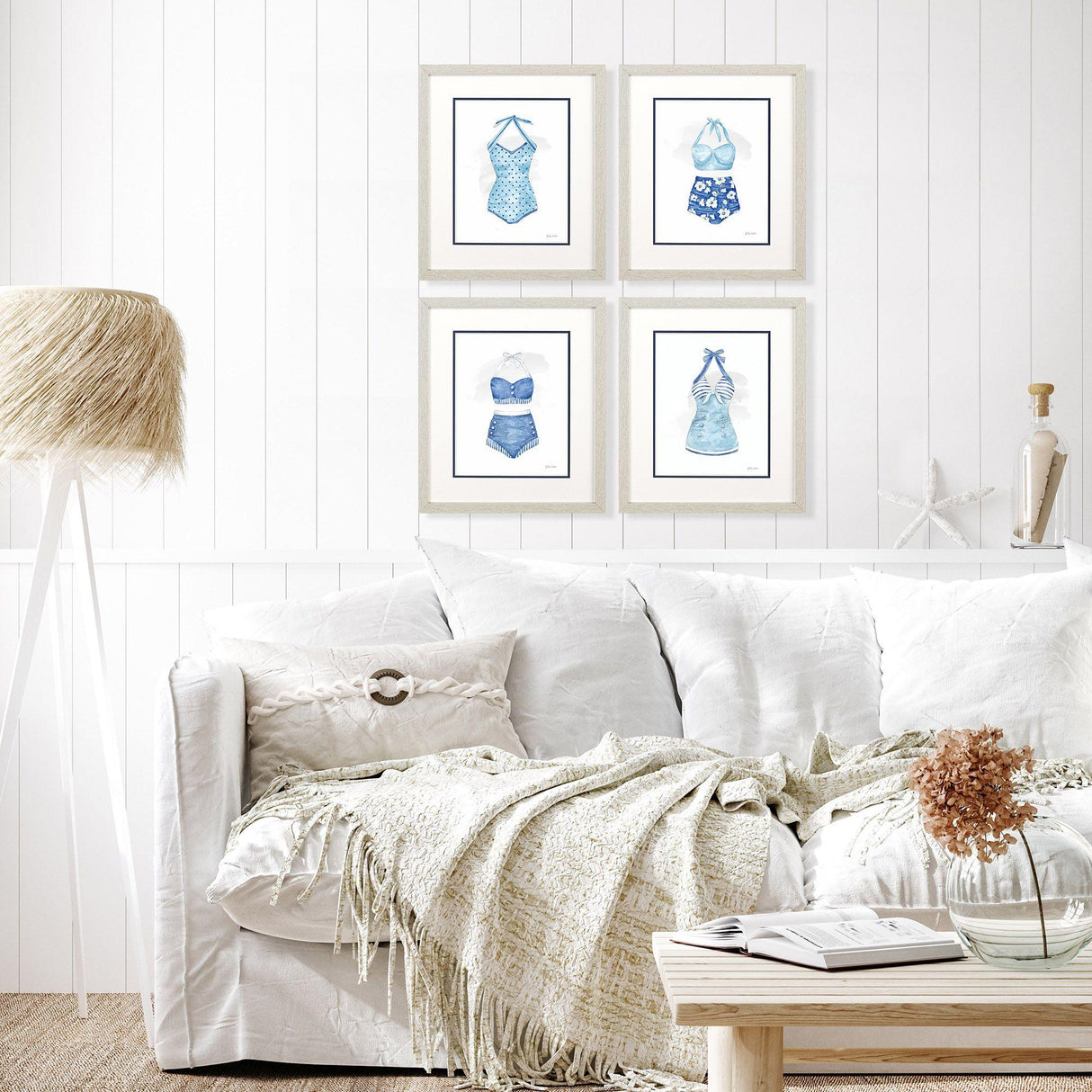 Paragon Cottage at the Cape S/4 Blue 20 X 17 X 1 Wall Art