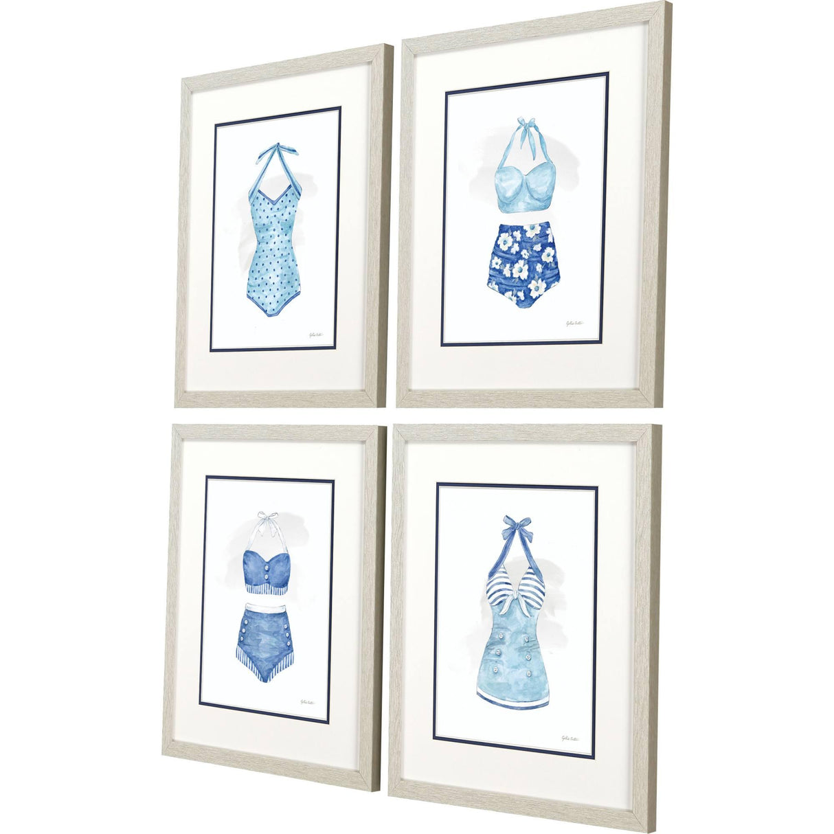 Paragon Cottage at the Cape S/4 Blue 20 X 17 X 1 Wall Art
