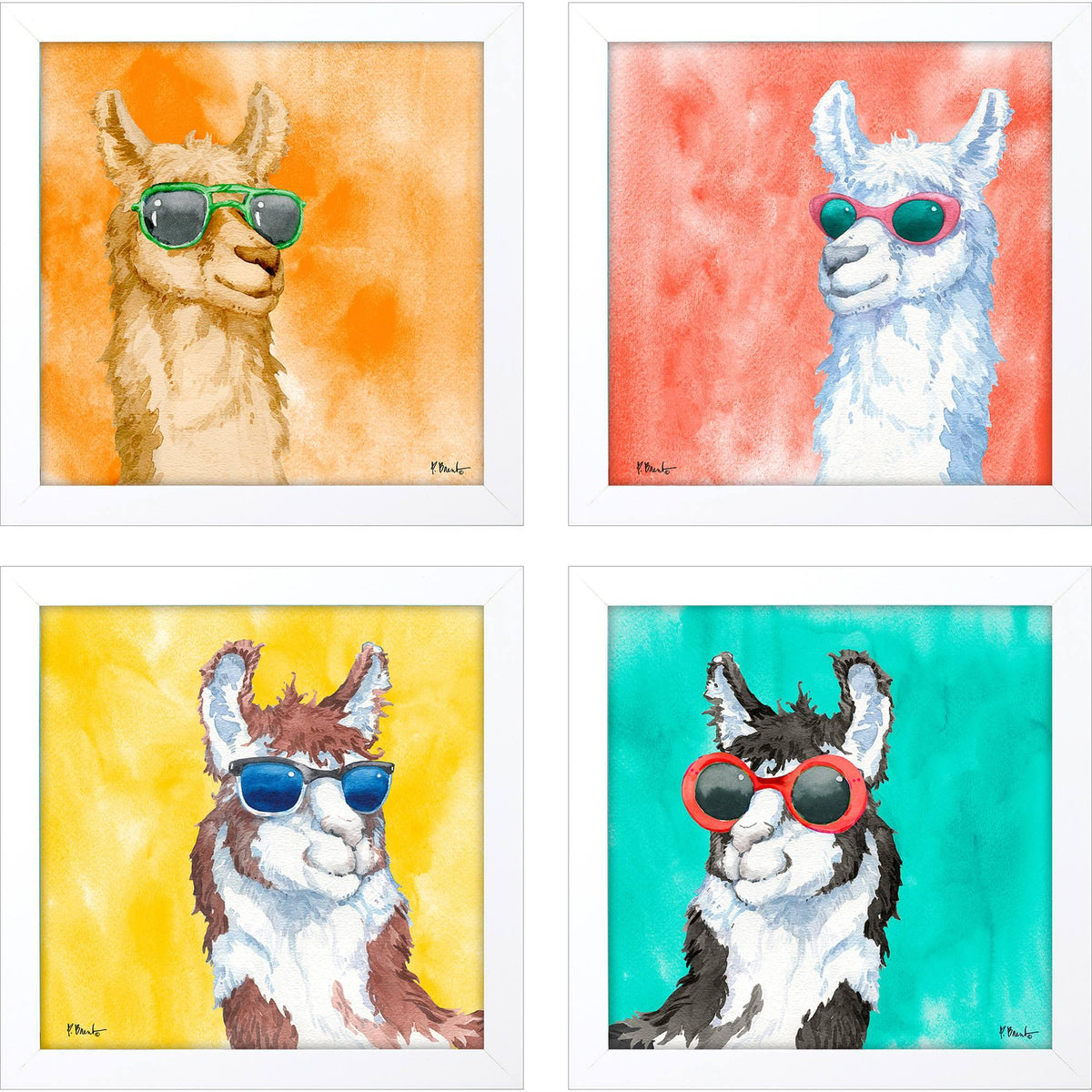 Paragon Sunny Farm S/4 Multi 11 X 11 X 2 Wall Art