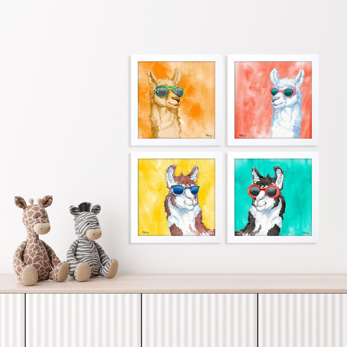 Paragon Sunny Farm S/4 Multi 11 X 11 X 2 Wall Art