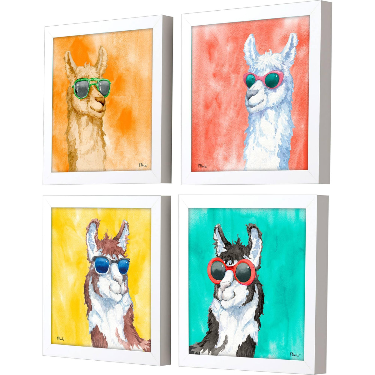 Paragon Sunny Farm S/4 Multi 11 X 11 X 2 Wall Art