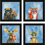 Paragon Scout Camp S/4 Blue 09 X 09 X 2 Wall Art