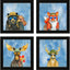 Paragon Scout Camp S/4 Blue 09 X 09 X 2 Wall Art