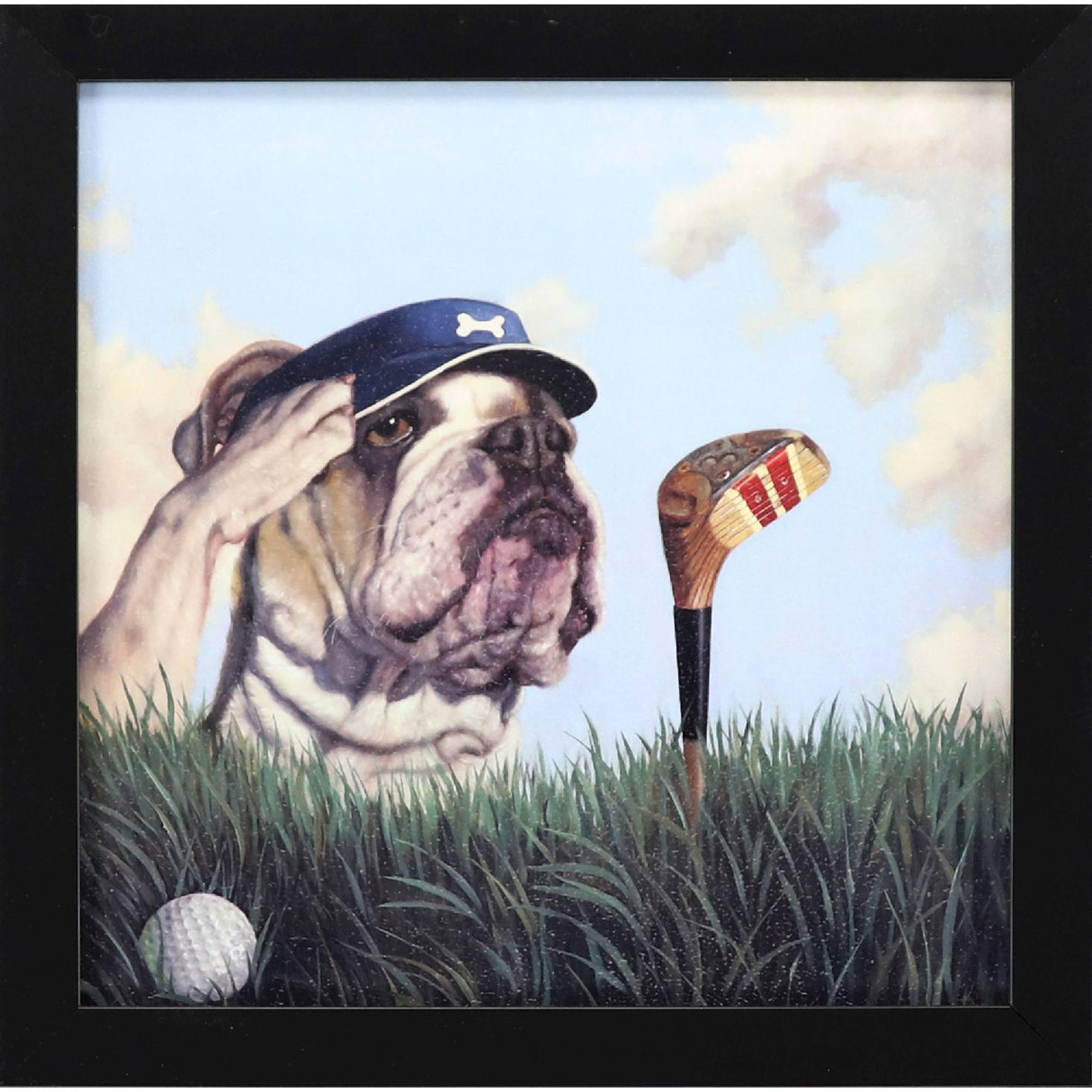 Paragon Mulligan Black 11 X 11 X 2 Wall Art