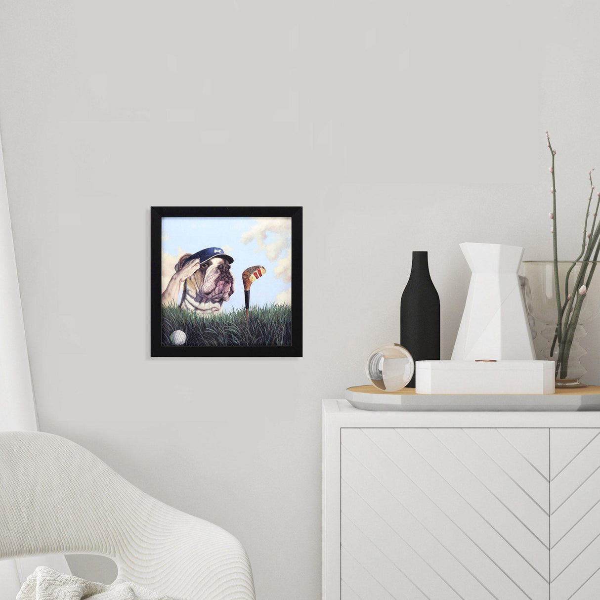 Paragon Mulligan Black 11 X 11 X 2 Wall Art