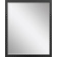 Paragon #550 22 x 28 Beveled Black 30 X 24 X 1 Wall Mirror