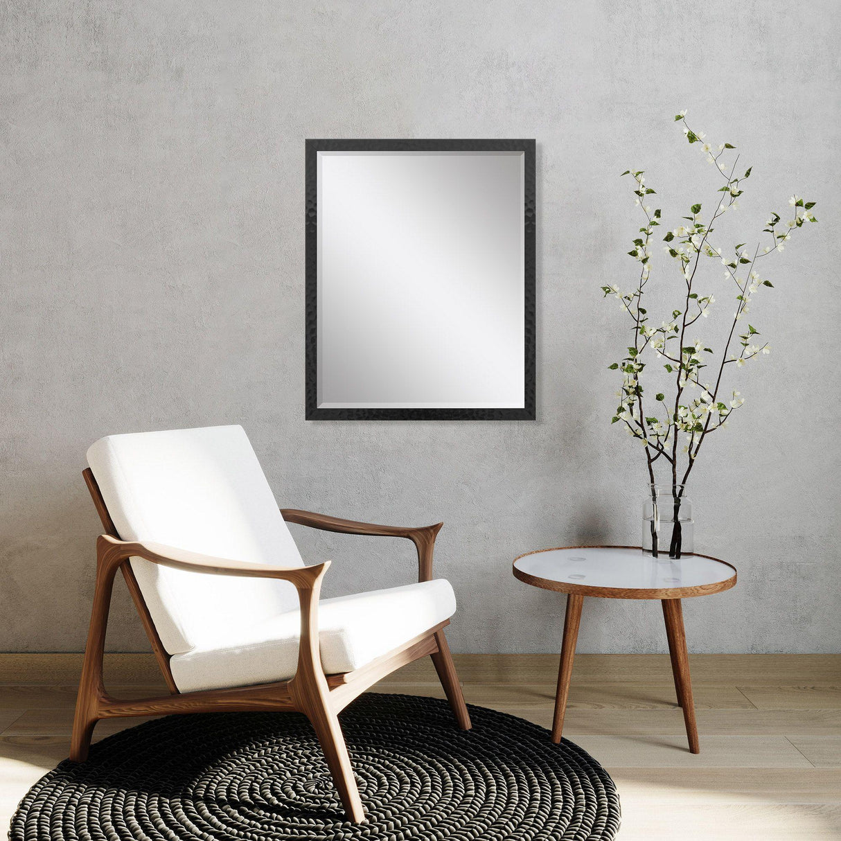 Paragon #550 24 x 30 Beveled Black 32 X 26 X 1 Wall Mirror