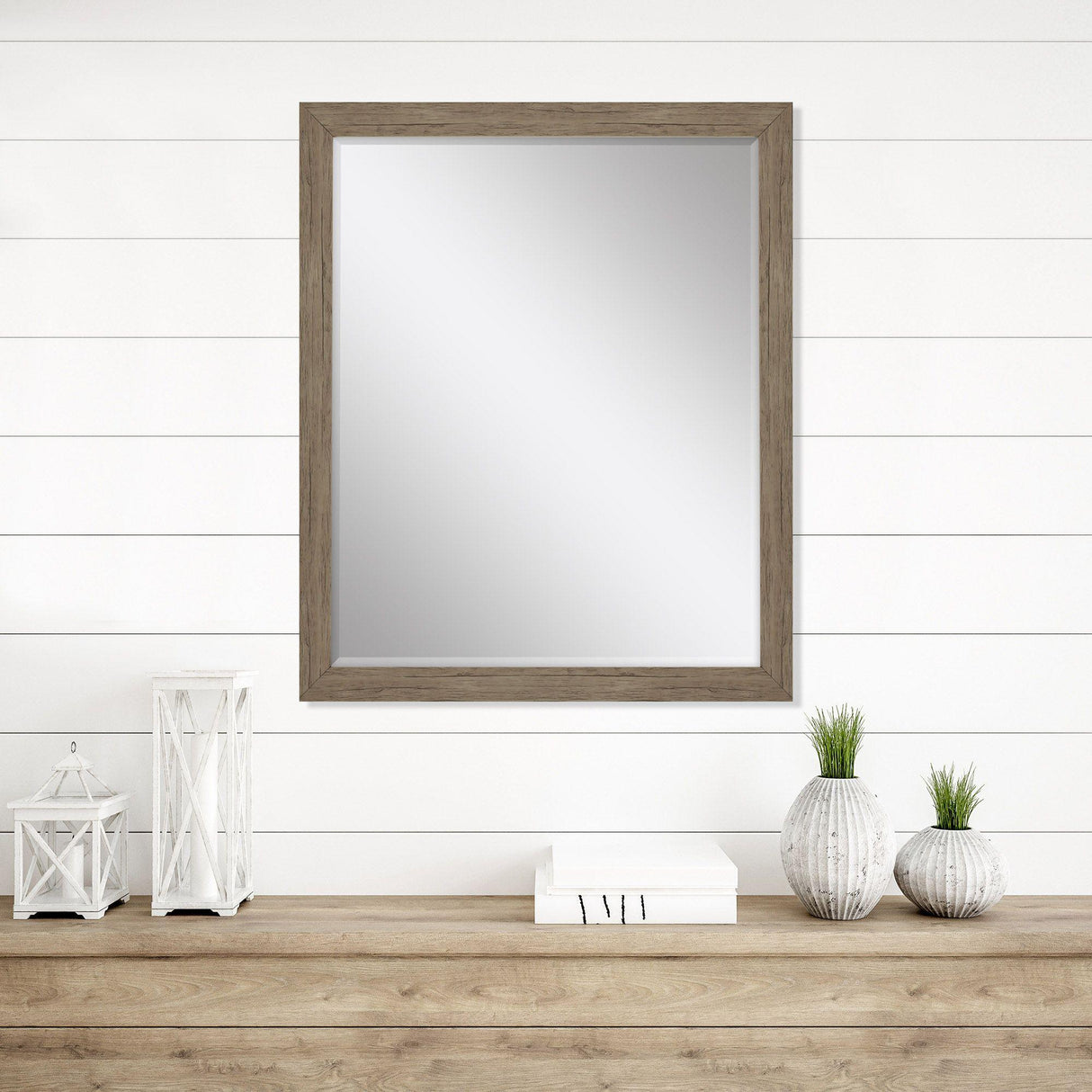 Paragon #462 24 x 30 Beveled Brown 33 X 27 X 2 Wall Mirror