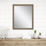 Paragon #462 24 x 30 Beveled Brown 33 X 27 X 2 Wall Mirror