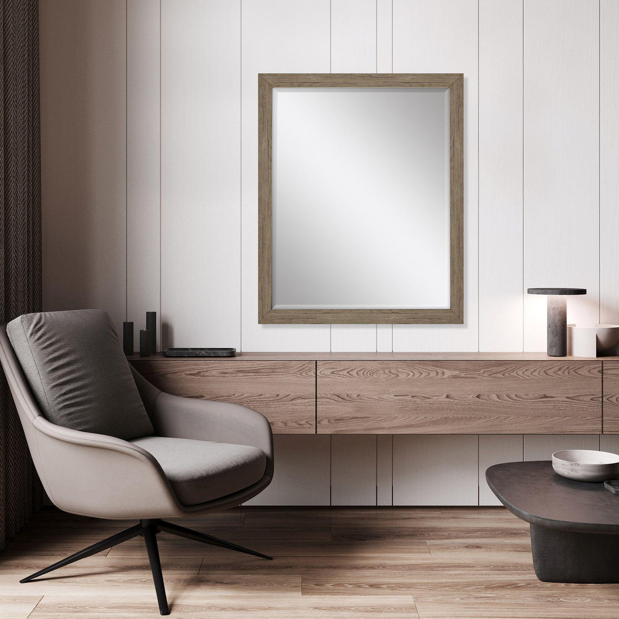 Paragon #462 30 x 40 Beveled Brown 43 X 33 X 2 Wall Mirror