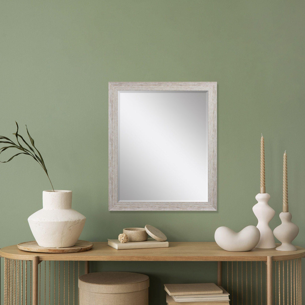 Paragon #530 22 x 28 Beveled Beige 32 X 26 X 2 Wall Mirror