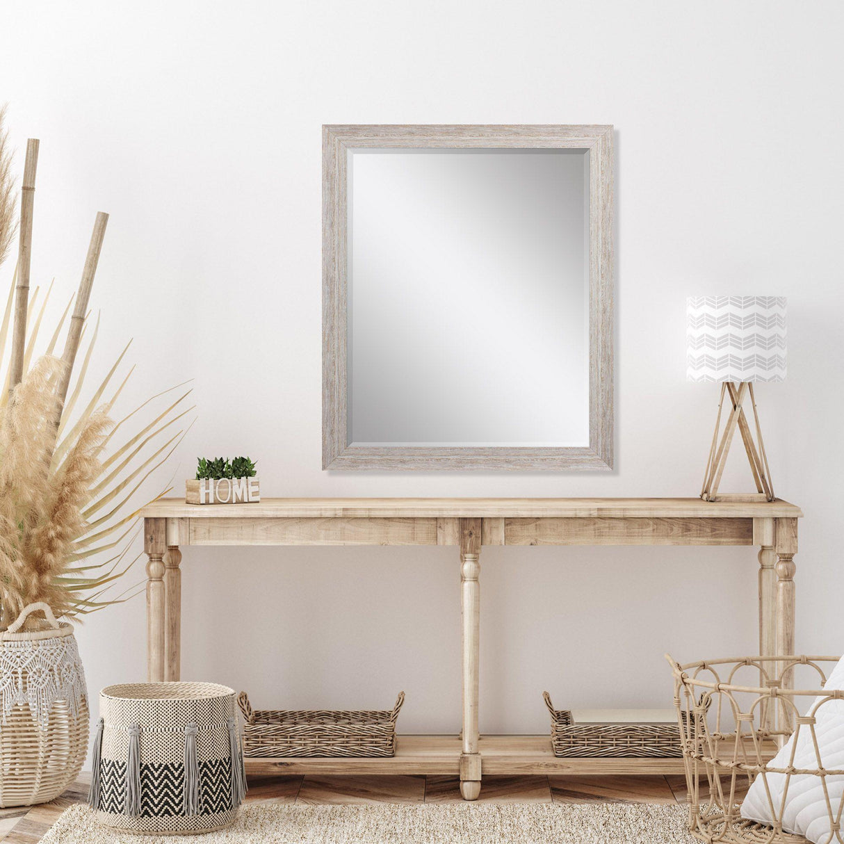 Paragon #530 24 x 30 Beveled Beige 34 X 28 X 2 Wall Mirror