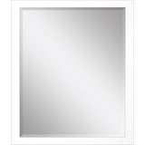 Paragon #772 22 x 28 Beveled White 31 X 25 X 2 Wall Mirror