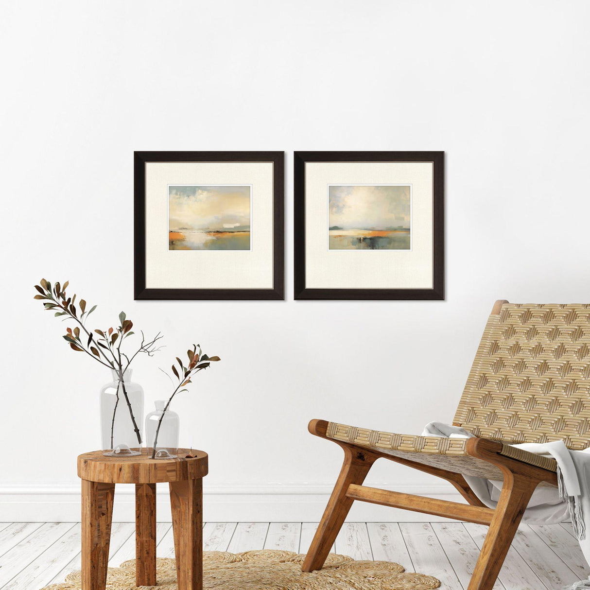 Paragon Silent Landscape II S/2 Blue 19 X 19 X 1 Wall Art