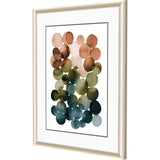Paragon Earthy Circles Blue 32 X 26 X 2 Wall Art