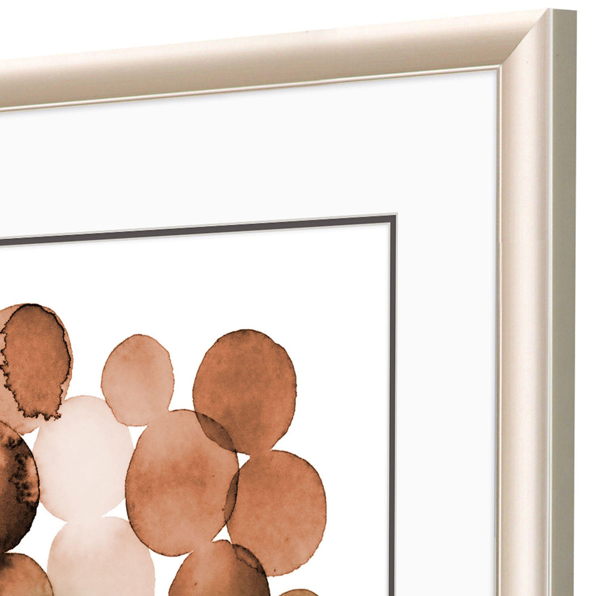 Paragon Earthy Circles Blue 32 X 26 X 2 Wall Art