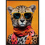 Paragon Fierce Fashionista Orange 35 X 25 X 2 Wall Art