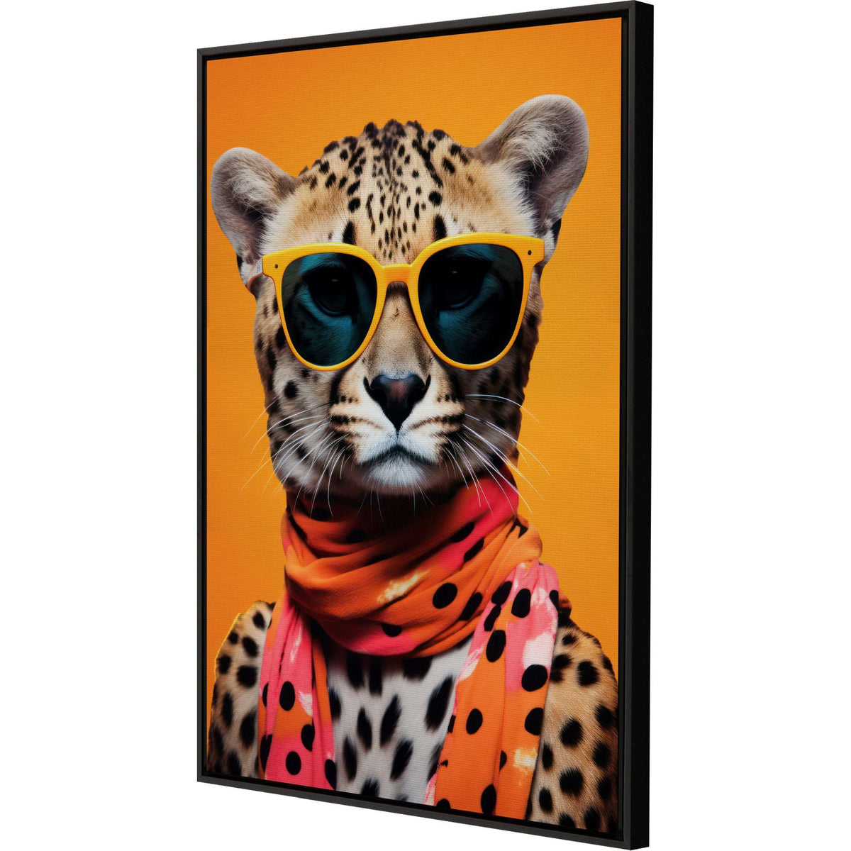 Paragon Fierce Fashionista Orange 35 X 25 X 2 Wall Art