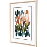 Paragon Earthy Brushstrokes Blue 32 X 26 X 2 Wall Art