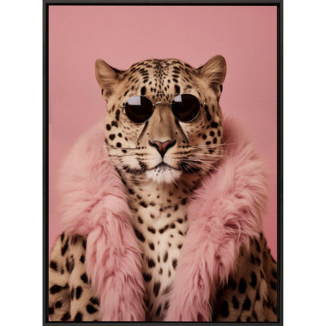 Paragon Style Cat Pink 35 X 25 X 2 Wall Art