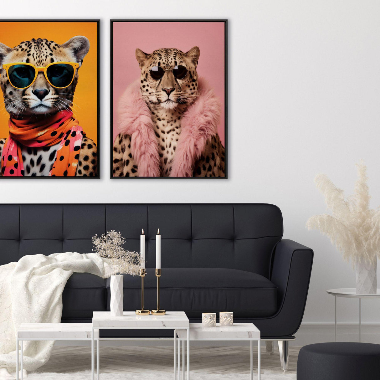 Paragon Style Cat Pink 35 X 25 X 2 Wall Art