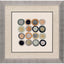 Paragon Coin Collection I Blue 22 X 22 X 2 Wall Art