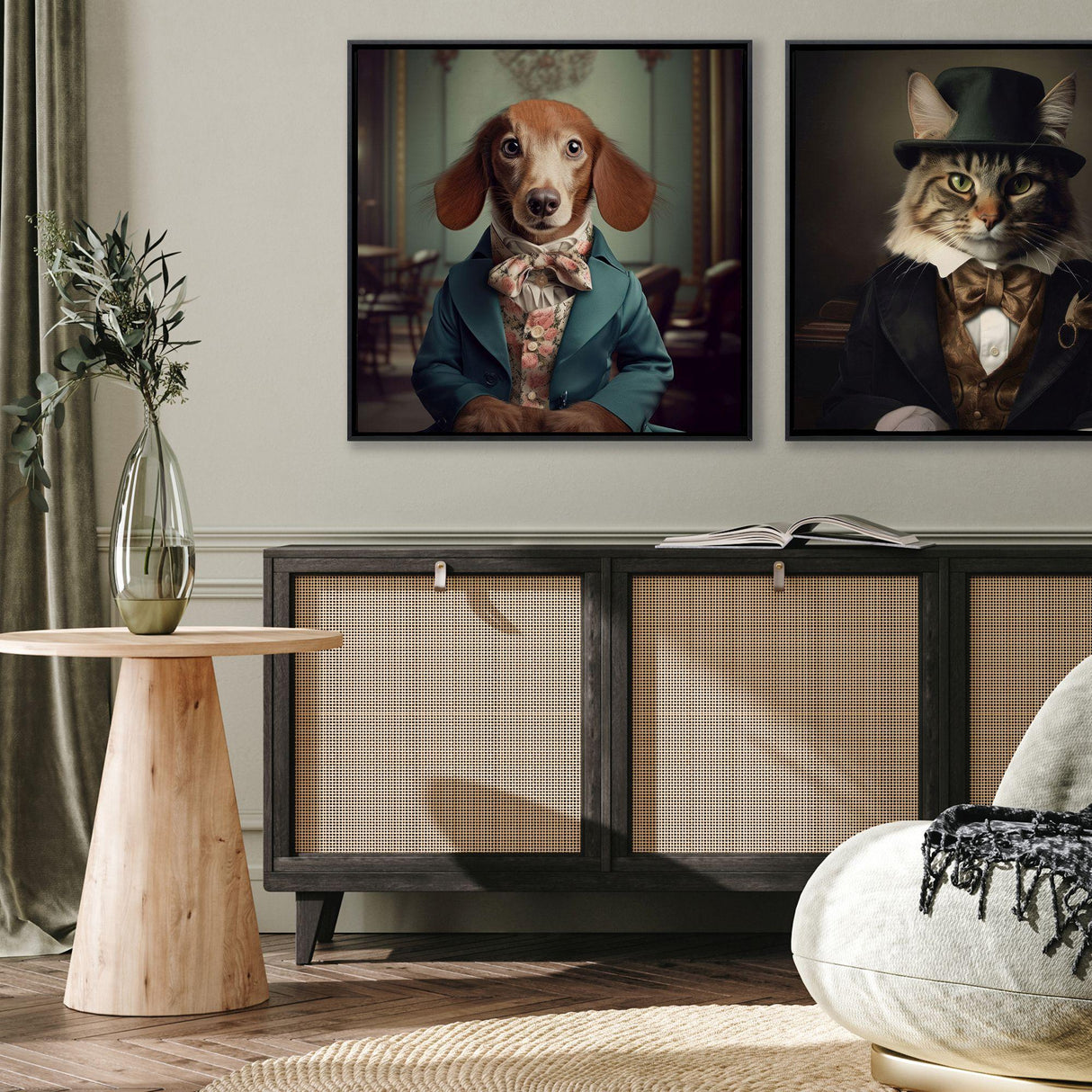 Paragon Charming Dog Multi 29 X 29 X 2 Wall Art