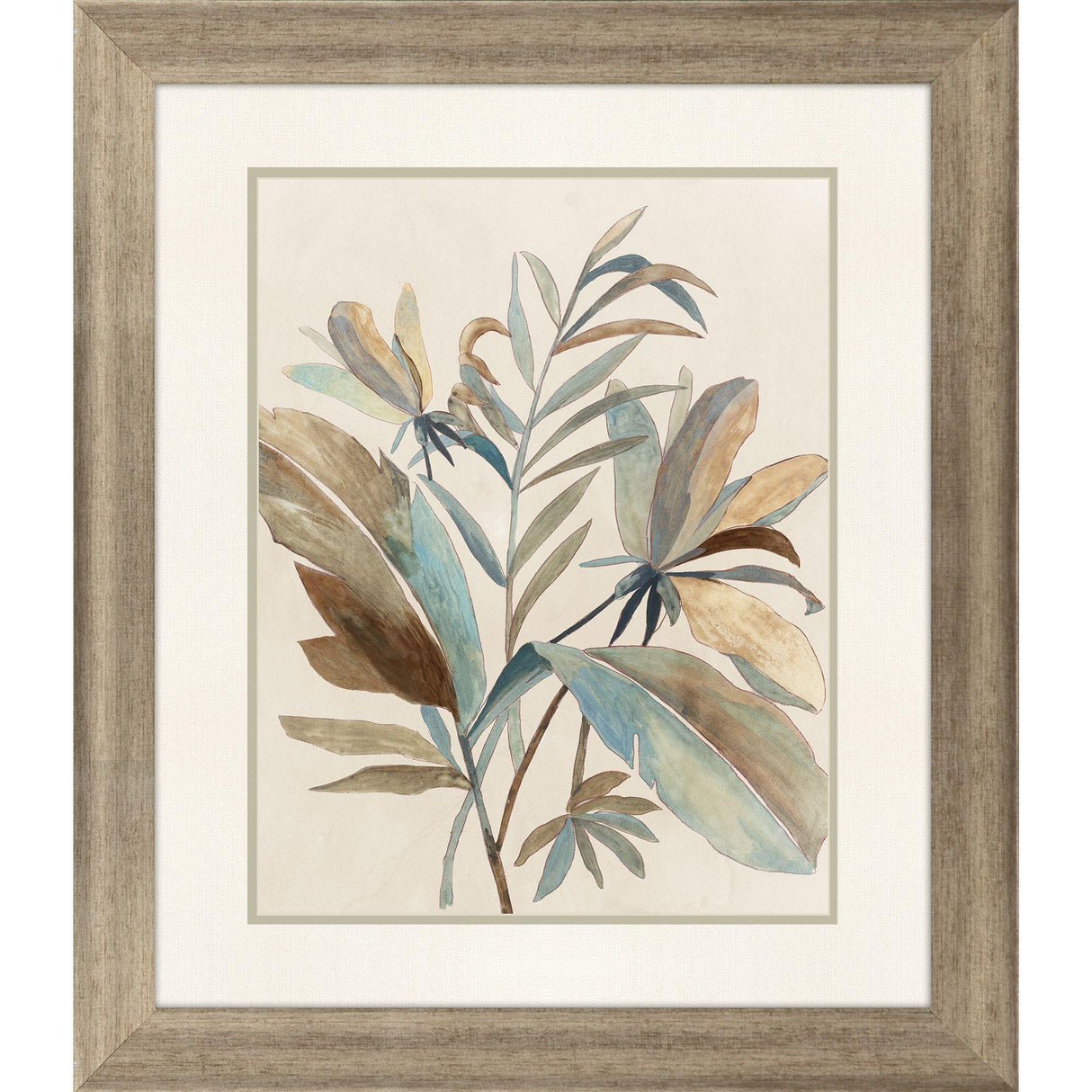 Paragon Vintage Tropics I Blue 35 X 29 X 2 Wall Art