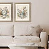 Paragon Vintage Tropics II Blue 35 X 29 X 2 Wall Art