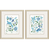 Paragon Garden in Bloom S/2 Blue 24 X 20 X 1 Wall Art