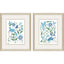 Paragon Garden in Bloom S/2 Blue 24 X 20 X 1 Wall Art