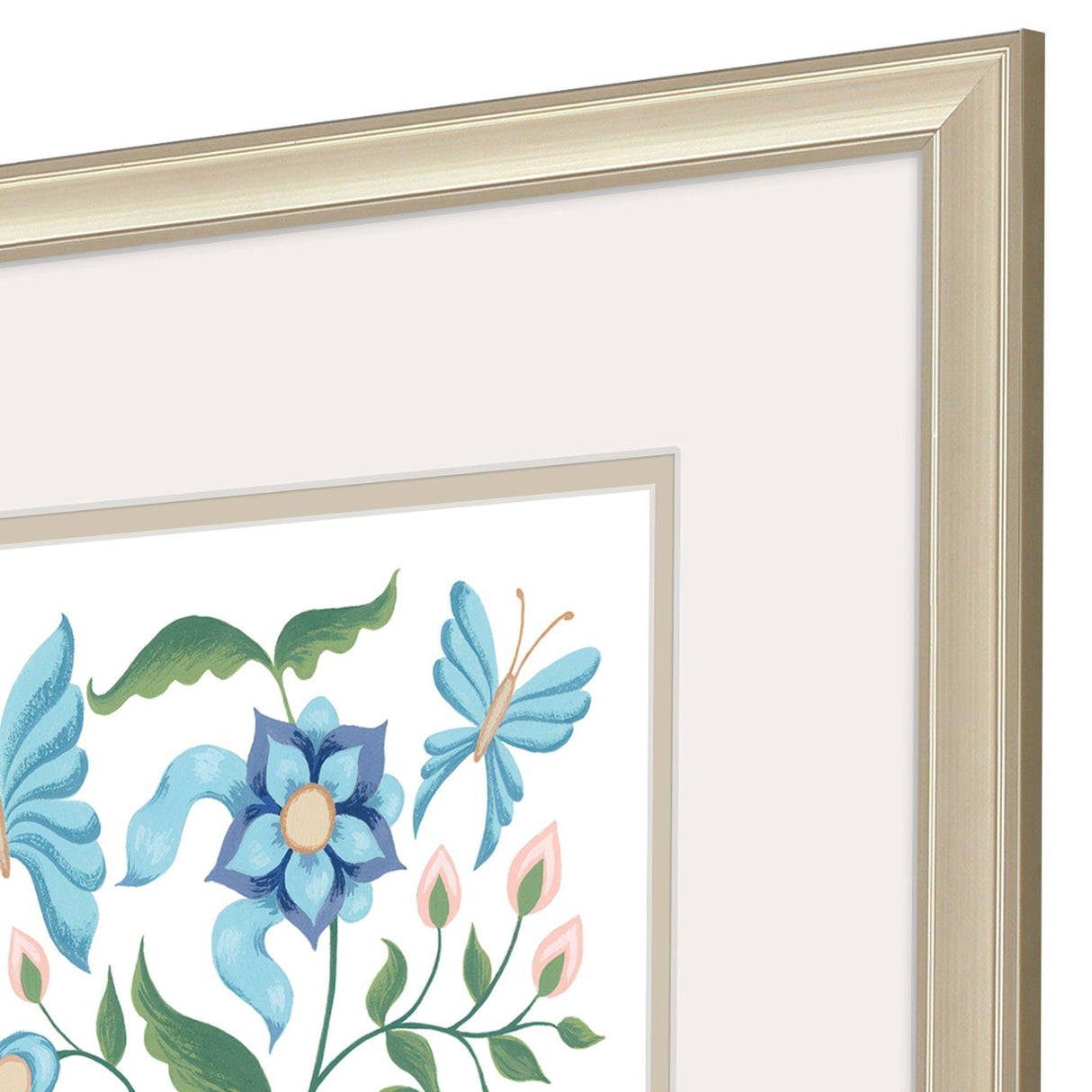 Paragon Garden in Bloom S/2 Blue 24 X 20 X 1 Wall Art