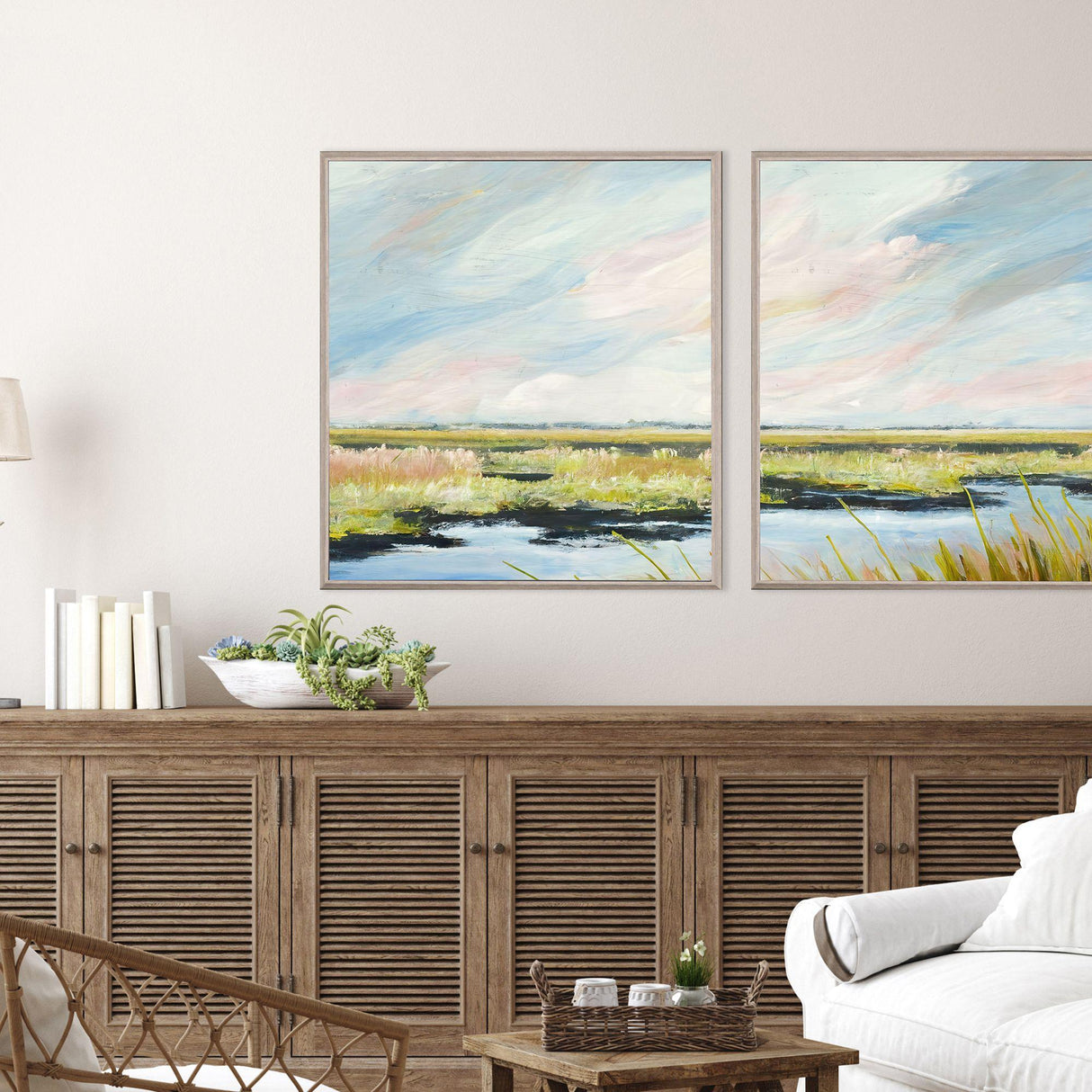 Paragon Marshlands I Blue 29 X 26 X 3 Wall Art