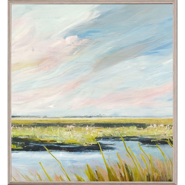 Paragon Marshlands II Blue 29 X 26 X 3 Wall Art