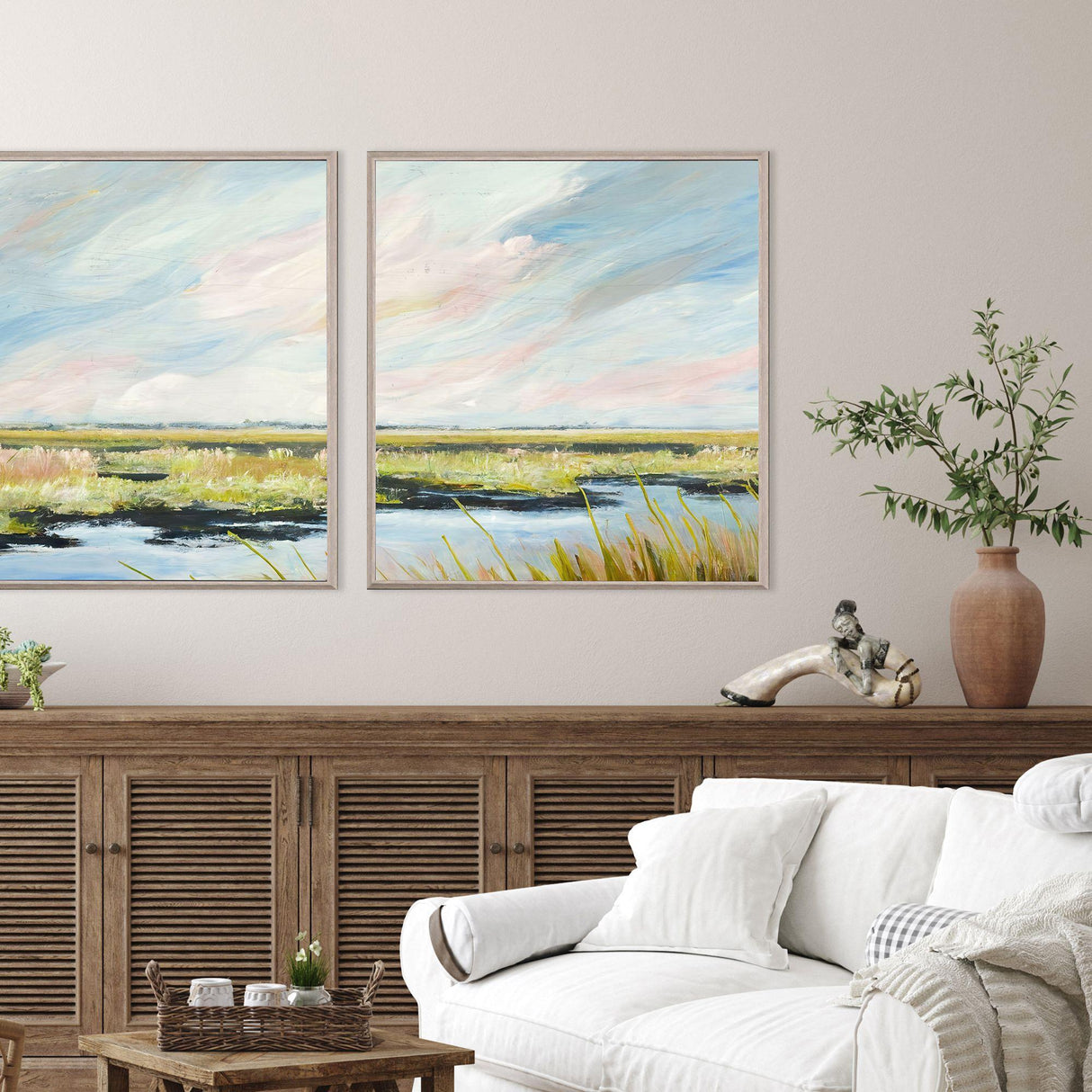 Paragon Marshlands II Blue 29 X 26 X 3 Wall Art