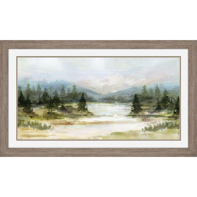 Paragon River View II Green 21 X 36 X 2 Wall Art