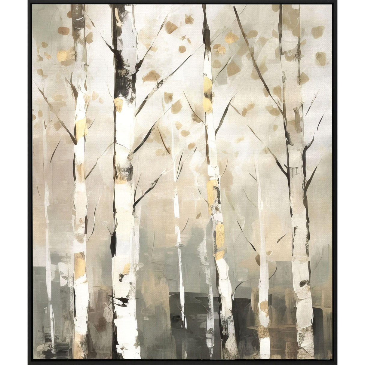 Paragon Birch Silhouette III Beige 35 X 29 X 2 Wall Art