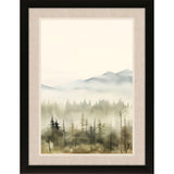 Paragon Mountain Glimpse II Green 34 X 25 X 2 Wall Art