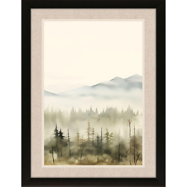Paragon Mountain Glimpse II Green 34 X 25 X 2 Wall Art